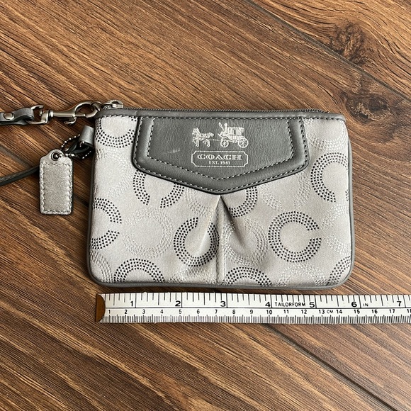 Coach Zip Wristlet - Silver - Picture 7 of 8